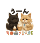 ふわふわメインクーンの夏スタンプ（個別スタンプ：34）