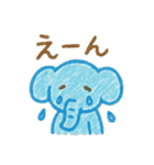 やさしく伝わるクレヨンのメッセージ 日常（個別スタンプ：3）