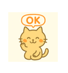ゆるふわ挨拶ねこスタンプ（個別スタンプ：11）