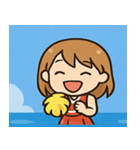 海のチアガール@SFW（個別スタンプ：22）