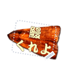 書き込める♥うなぎのフレーム（個別スタンプ：15）