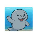 海のマナティ@SFW（個別スタンプ：9）
