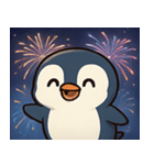 花火のペンギン@SFW（個別スタンプ：1）