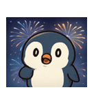 花火のペンギン@SFW（個別スタンプ：4）