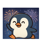 花火のペンギン@SFW（個別スタンプ：9）