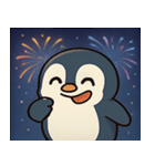 花火のペンギン@SFW（個別スタンプ：22）