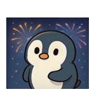 花火のペンギン@SFW（個別スタンプ：24）