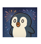 花火のペンギン@SFW（個別スタンプ：28）