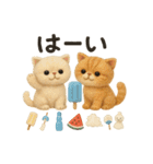 ふわエキゾチックショートヘアの夏スタンプ（個別スタンプ：6）