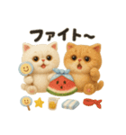 ふわエキゾチックショートヘアの夏スタンプ（個別スタンプ：35）