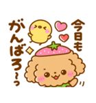 いちご♡トイプードル（個別スタンプ：18）