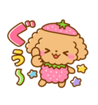 いちご♡トイプードル（個別スタンプ：26）