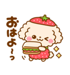 いちご♡トイプードル（個別スタンプ：30）