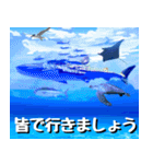 ジンベイザメ大好き！沖縄行きたい！（個別スタンプ：9）