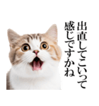 感情が顔に出てしまう猫2（個別スタンプ：38）