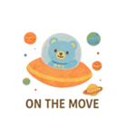 空色のくま。2（宇宙旅行）（個別スタンプ：31）