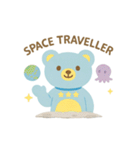 空色のくま。2（宇宙旅行）（個別スタンプ：40）