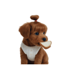 かわいい茶色の子犬 (NT)（個別スタンプ：26）