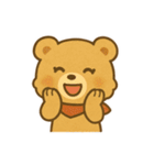 秋のクマ日常スタンプ 75（個別スタンプ：16）