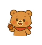 秋のクマ日常スタンプ 75（個別スタンプ：33）