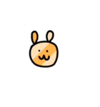 可愛いうさっちゃん。（個別スタンプ：1）
