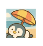 ぺんちゃんの夏（個別スタンプ：15）