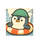 ぺんちゃんの夏（個別スタンプ：18）
