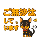 夏も元気にミニチュアピンシャー（個別スタンプ：24）