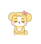 かわいい犬っぽい子のいろいろな表情（個別スタンプ：5）