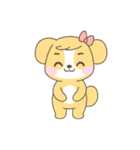 かわいい犬っぽい子のいろいろな表情（個別スタンプ：6）