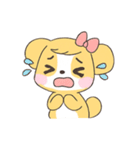かわいい犬っぽい子のいろいろな表情（個別スタンプ：7）