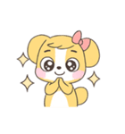 かわいい犬っぽい子のいろいろな表情（個別スタンプ：9）