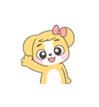 かわいい犬っぽい子のいろいろな表情（個別スタンプ：10）