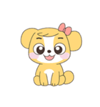 かわいい犬っぽい子のいろいろな表情（個別スタンプ：13）