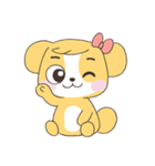 かわいい犬っぽい子のいろいろな表情（個別スタンプ：14）