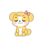 かわいい犬っぽい子のいろいろな表情（個別スタンプ：15）