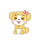 かわいい犬っぽい子のいろいろな表情（個別スタンプ：16）