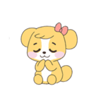 かわいい犬っぽい子のいろいろな表情（個別スタンプ：19）