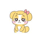 かわいい犬っぽい子のいろいろな表情（個別スタンプ：21）