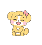 かわいい犬っぽい子のいろいろな表情（個別スタンプ：23）