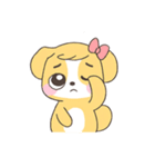 かわいい犬っぽい子のいろいろな表情（個別スタンプ：26）