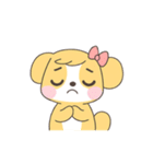 かわいい犬っぽい子のいろいろな表情（個別スタンプ：32）