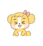 かわいい犬っぽい子のいろいろな表情（個別スタンプ：34）