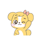 かわいい犬っぽい子のいろいろな表情（個別スタンプ：36）