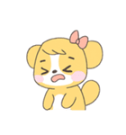 かわいい犬っぽい子のいろいろな表情（個別スタンプ：37）