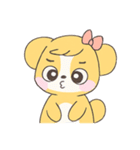 かわいい犬っぽい子のいろいろな表情（個別スタンプ：39）