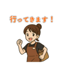 バイト女子の毎日スタンプ（個別スタンプ：2）