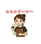 バイト女子の毎日スタンプ（個別スタンプ：16）