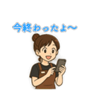 バイト女子の毎日スタンプ（個別スタンプ：19）