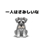 ミニチュアシュナウザーのしゅな吉（個別スタンプ：15）
